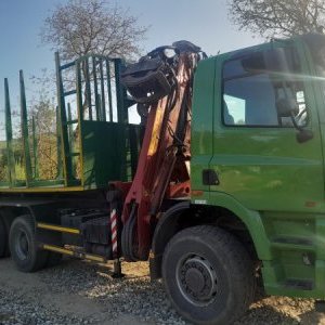 foto 6x6 Ginaf(DAF) 37.5t hook+ crane (2023 renovation!) container grab forestry